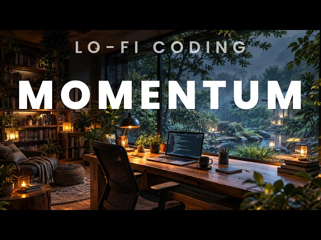 Lo-fi Coding Music | Garden Window Workspace for Deep Focus | 1 Hour