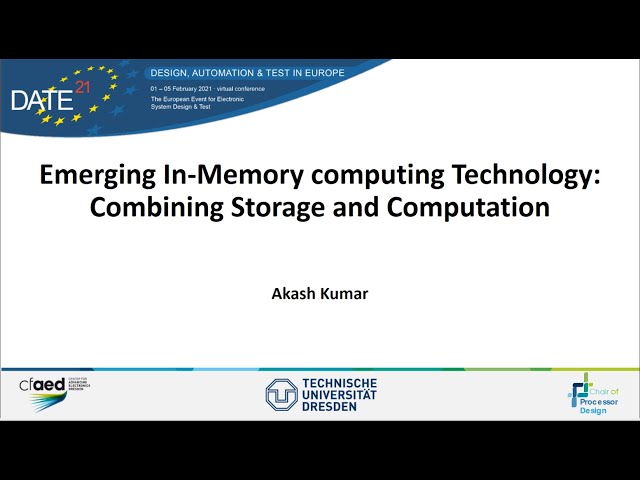 Emerging In-Memory Computing - DATE - 2021