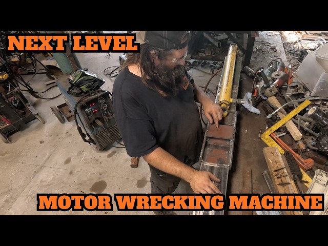 No Plans, No Schematics, No Problem!!!  Building My Motor Wrecking Machine from Scratch!!! p2