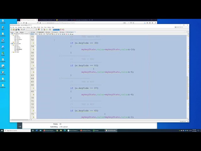 Keyboard Input in JavaScript Games with Key States, Bit Flags, and Canvas Movement