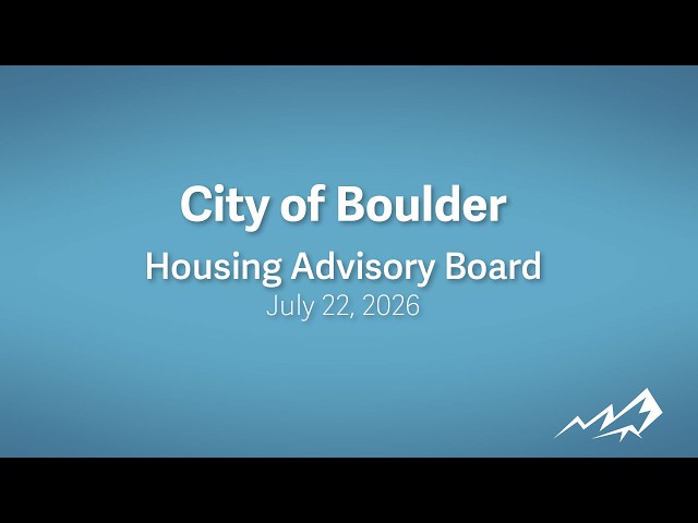 07-22-26 Housing Advisory Board Meeting