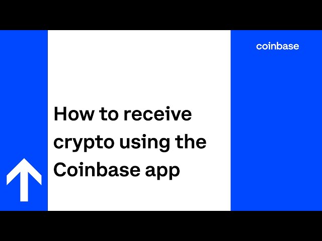 How to receive crypto using the Coinbase app