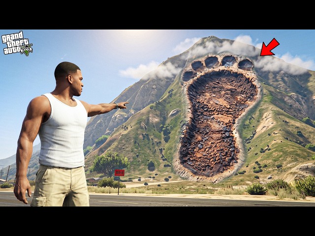 GTA 5 : Franklin Found The Last Mysterious Foot Print In GTA 5 ! (GTA 5 Mods)