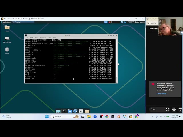 Slackware :  Python & Doom Emacs (Current)