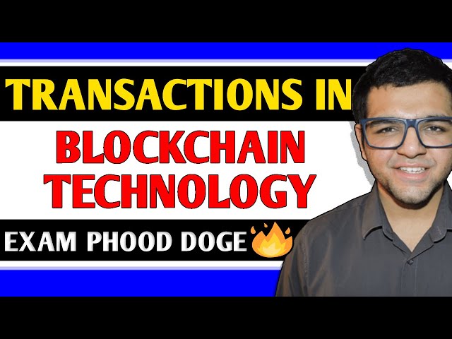 Transaction in Blockchain 🔥