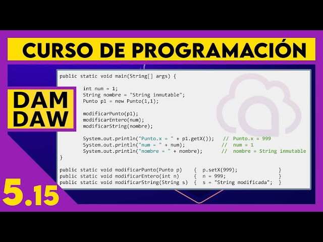 JAVA: Pass by reference and by value ☕ DAM - DAW