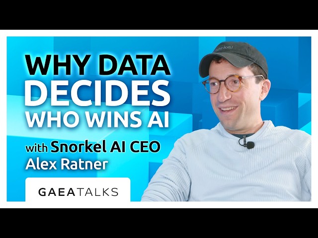 GAEA Talks Live from HumanX - Why Data Decides Who Wins AI with Snorkel CEO Alex Ratner