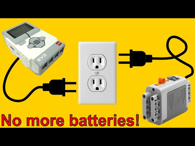 Power Your LEGO Electronics From the Wall! NO MODS!