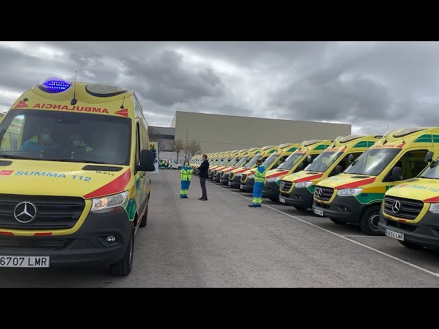 El SUMMA 112 renueva su flota de ambulancias de UVI móvil