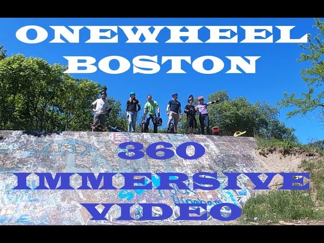 Onewheel Boston with the Insta360 One!