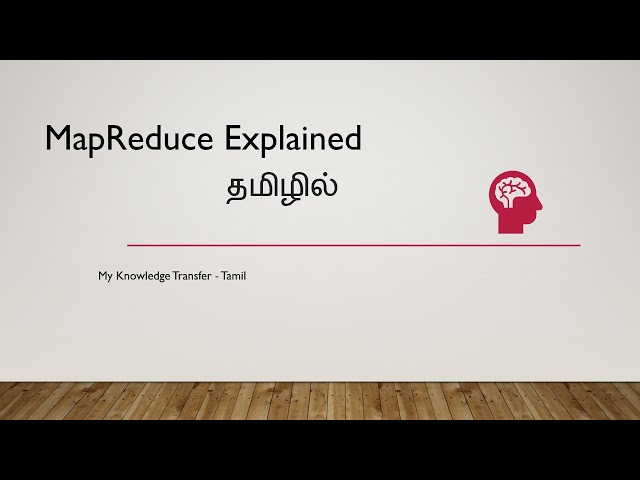 MapReduce explained - தமிழில் || BigData MapReduce || Hadoop Architecture