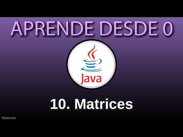 Multidimensional Arrays (Matrices) in Java | Declaration and Assignment