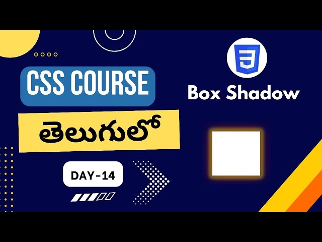 Box shadow CSS | CSS box shadow  |  CSS Tutorial for Beginners | CSS  for beginners | CSS
