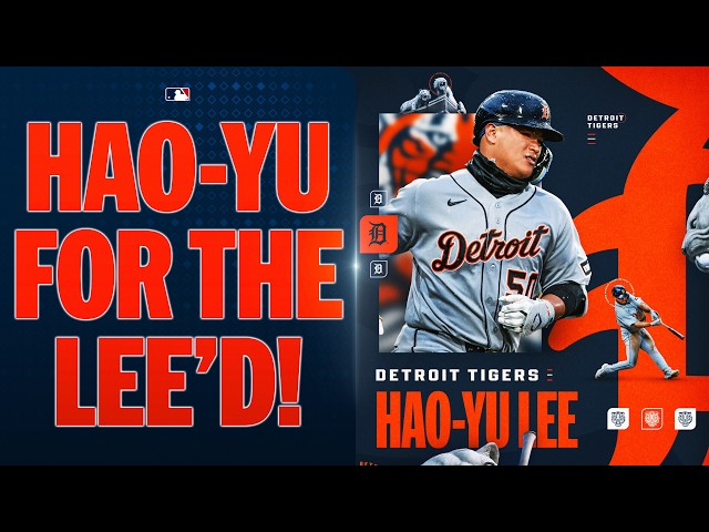 Hao-Yu Lee gives the Tigers the LEAD with a THREE-RUN HOME RUN! 😤🐯 | MLB Highlights