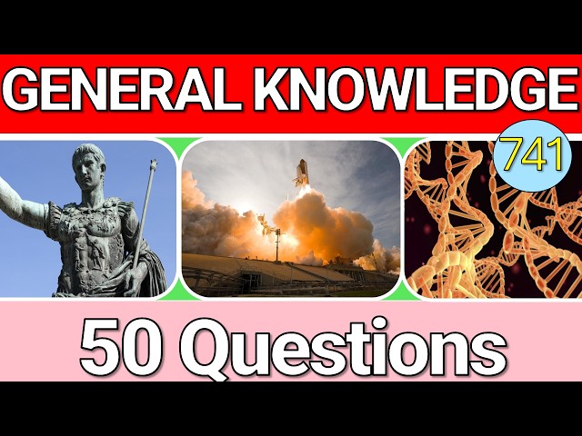 Educational General Knowledge Quiz Trivia 741 📚💡| Can You Answer All 50 Questions Correctly? 2026