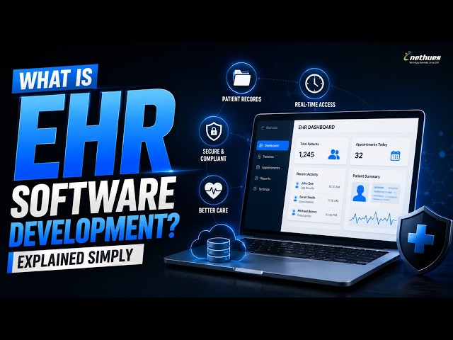 EHR Software Development Explained: From Workflow to Compliance| Healthcare Software Development
