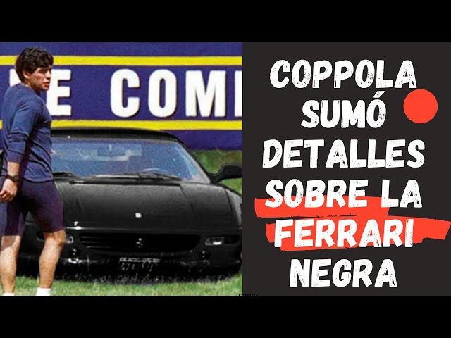 🕳️ LA FERRARI NEGRA DE MARADONA 🕳️ Guillermo Coppola sumó detalles de la historia