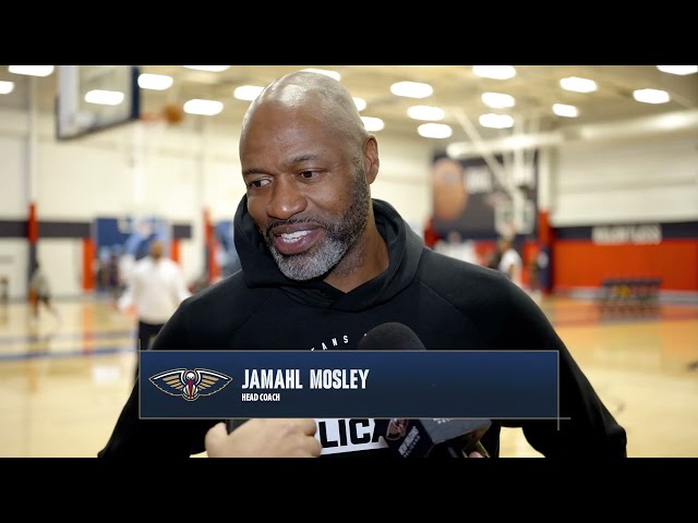 Jamahl Mosley on Saddiq Bey, Bennedict Mathurin, and Jeremiah Fears | Pelicans Training Camp 2026