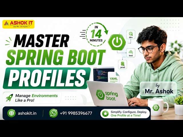 Spring Boot Profiles in 14 Minuten meistern | Das komplette Spring Boot Profiles-Tutorial | Ashok IT