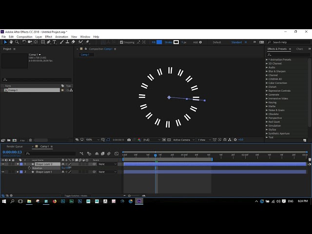 Motion Graphic  - After Effects tutorial | Circle Burst - Element #3