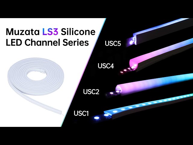 How to choose and install LED channel - Muzata silicone LED channel series installation Guide 2022