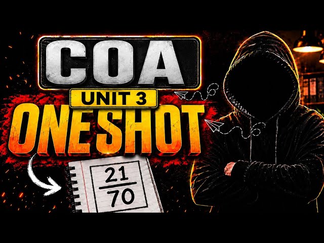 COA Unit 3 One Shot 🔥 | Input Output Organization |@Engineerdude-g6m | RGPV 2nd Year