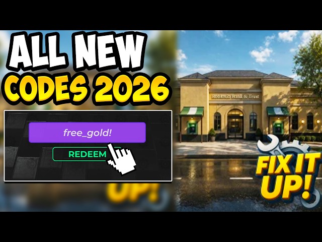 *NEW UPDATE* ALL WORKING CODES FOR FIX IT UP IN APRIL 2026! ROBLOX FIX IT UP CODES