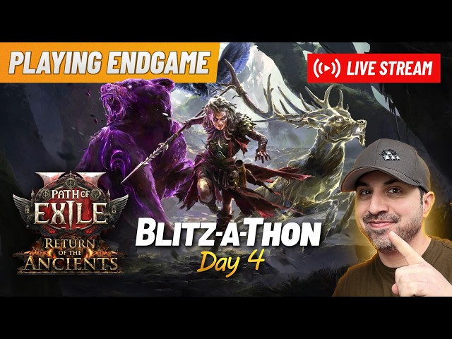 Blitz-A-Thon Day 4... Path of Exile 2 Red Maps... Spirit Walker COLD OWL BOSS!!