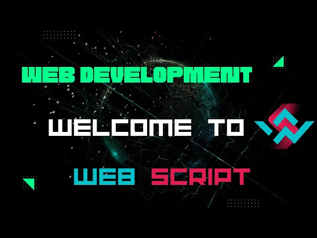 Welcome To Web Script channel | Full-Stack Web Development