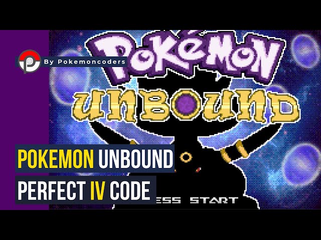 Pokemon Unbound - Perfect IV Cheat Code