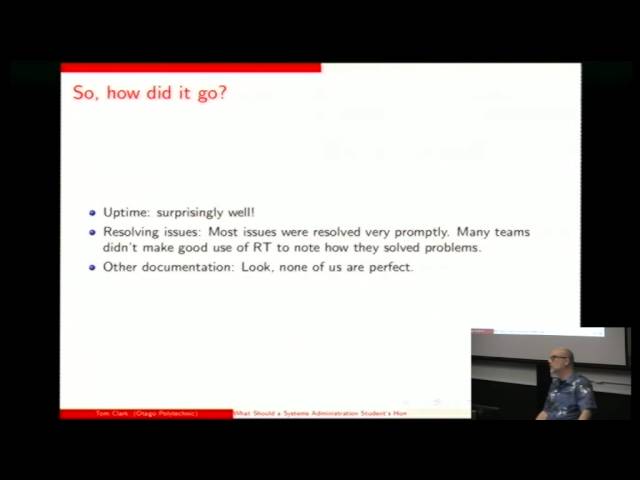 What Should a Systems Administration Student's Homework Look Like?