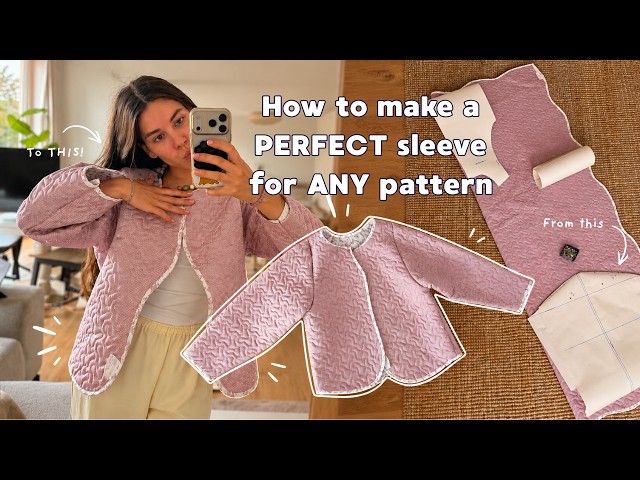 Make a Sleeve Fit ANY Pattern | Step-by-Step Patternmaking Tutorial
