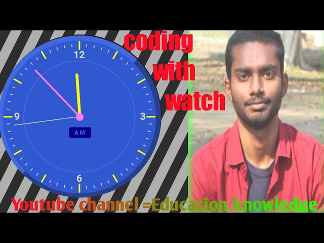 coding with Harry| JavaScript digital watch| how to step by step coding for beginners digital watch⌚