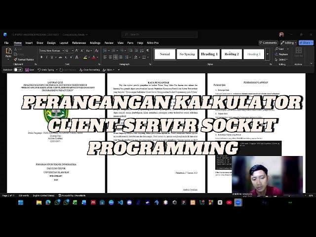 PERANCANGAN KALKULATOR CLIENT–SERVER MENGGUNAKAN SOCKET PROGRAMMING PADA PYTHON