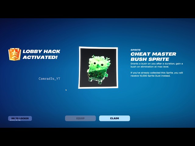 How to EASILY Enter "GatherAndCraft" into the Cheat Code Input System in the Front End Fortnite