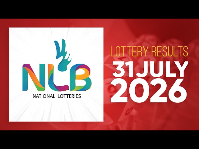 NLB Live Lottery Draw (2026-07-31) | 09.30 PM