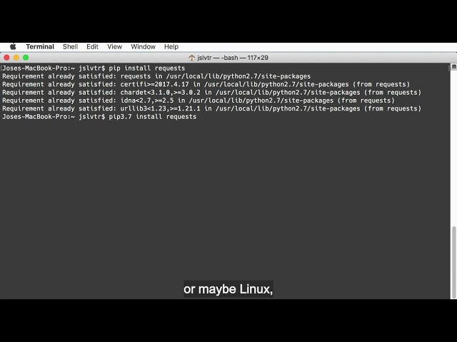 173  Terminal video what is a virtualenv