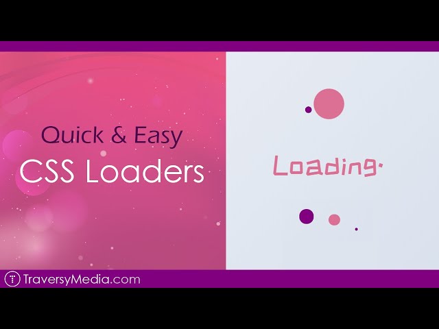 Quick & Easy CSS Loaders