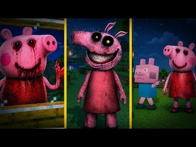 CURSED PEPPA PIG for Minecraft Bedrock and MJ Launcher - Horror MOD for MCPE 26.x