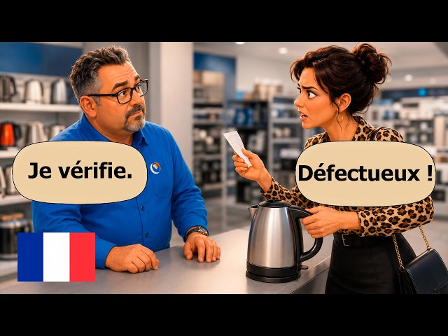 Learn French With Easy Conversations | Shopping for Home Appliances 🇫🇷