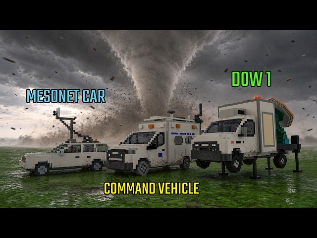 MESONET Car vs Command Vehicle vs DOW 1 | Tornado Levels