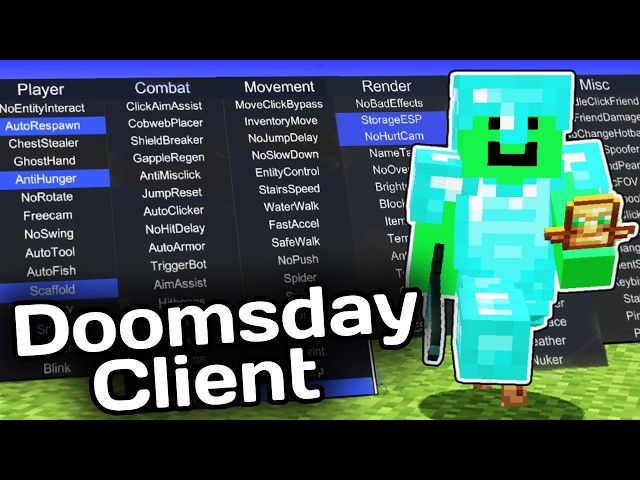 Best OP Hack Client | Doomsday Client Full Guide (1.8-1.21) | Minecraft Java Edition