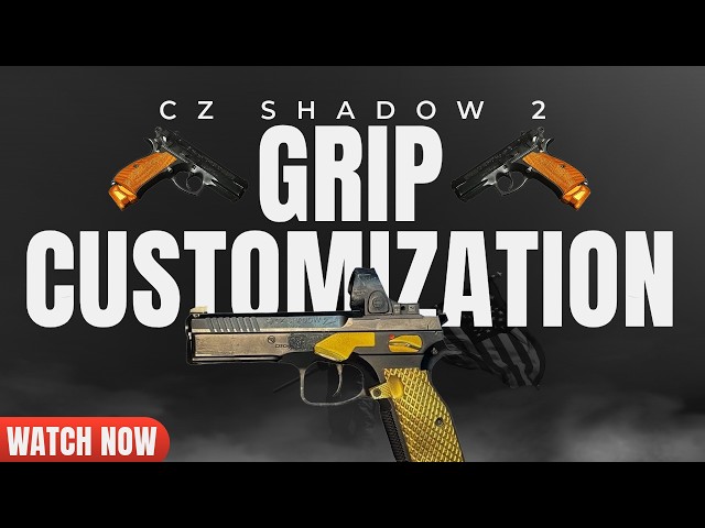 Is GRIP REALLY The Most Important Thing? Customizing Your Grip for Maximum Control - CZ Shadow 2