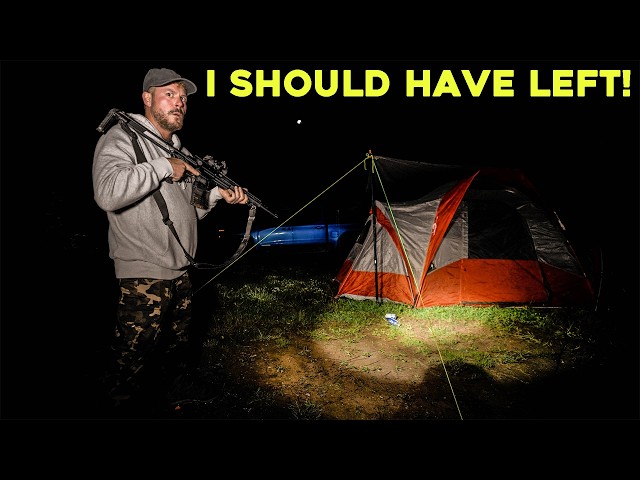(I SHOULD HAVE LEFT!) THE NIGHT I THOUGHT I WOULD BE KILLED while CAMPING ALONE IN THE HAUNTED WOODS