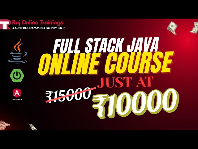Become a Full Stack Java Pro with this PERFECT ONLINE COURSE!