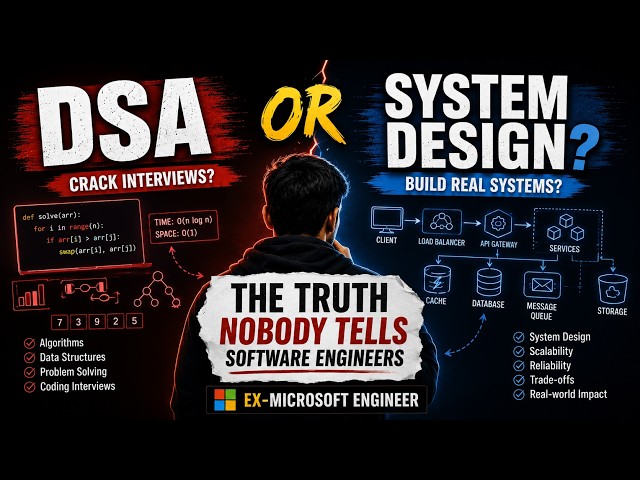 DSA or System Design? The Truth Nobody Tells Software Engineers | Ex-Microsoft Engineer