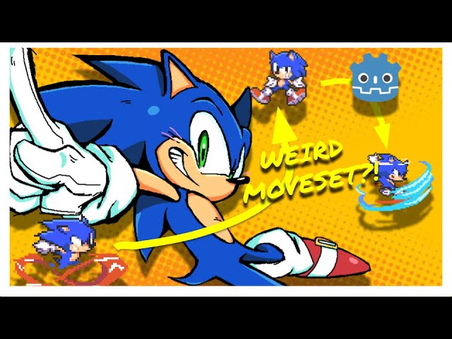 Creating a Sonic Game from Scratch – Sprites & Abilities! | Devlog 1