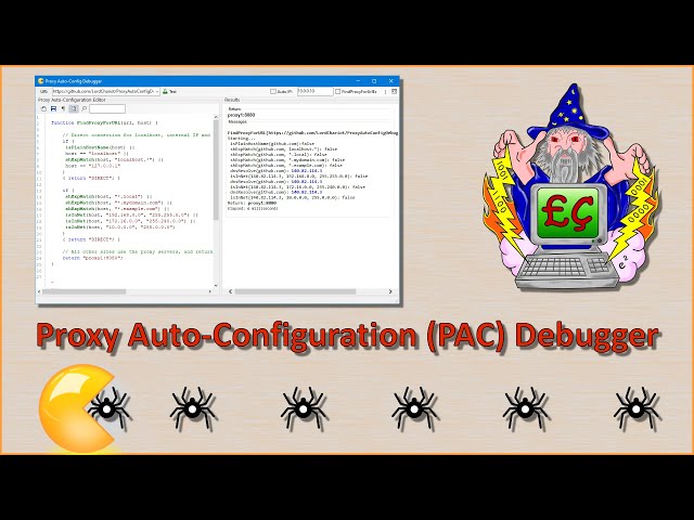 Proxy Auto-Configuration (PAC) Debugger | Brief Demonstration