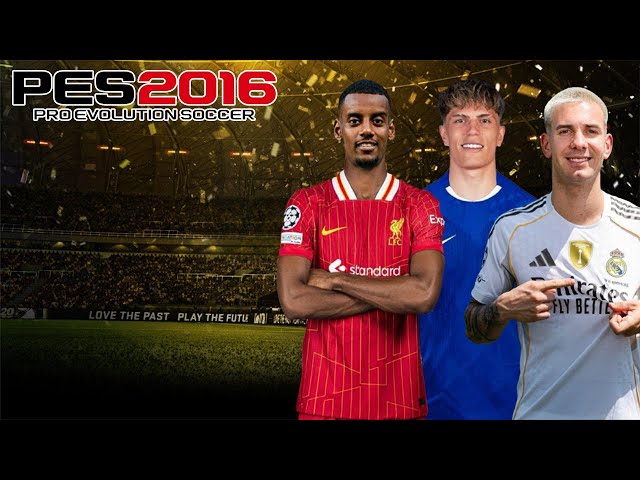 INSTALL PES 2016 PATCH 2025/2026 FULL UPDATE ON LAPTOP OR PC