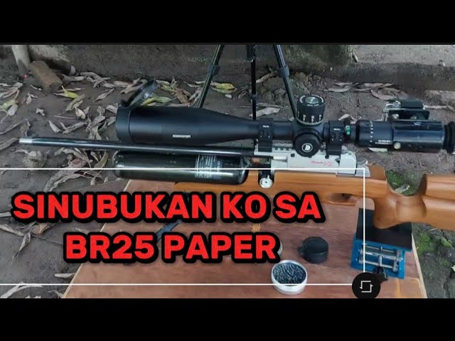 Nagtry ako sa BR25 TARGET PAPER